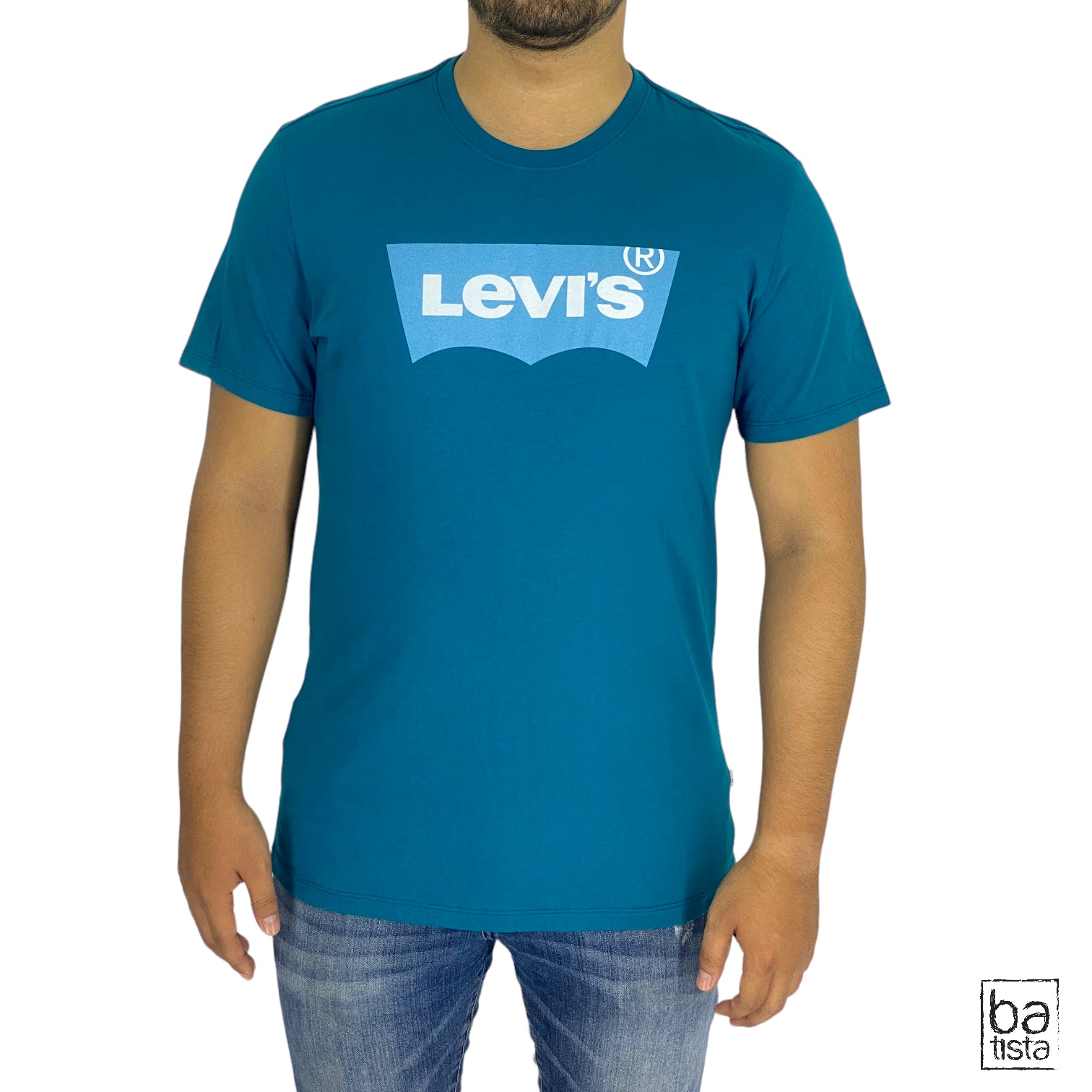 Camiseta levis logo azul online