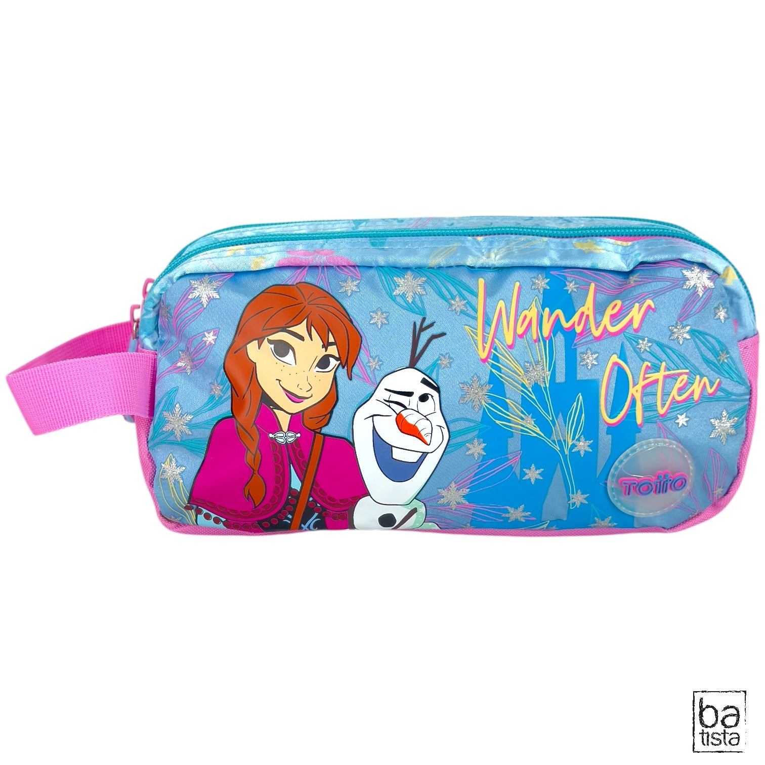 Combo Morral M + Cartuchera + Lonchera Totto Frozen OJL