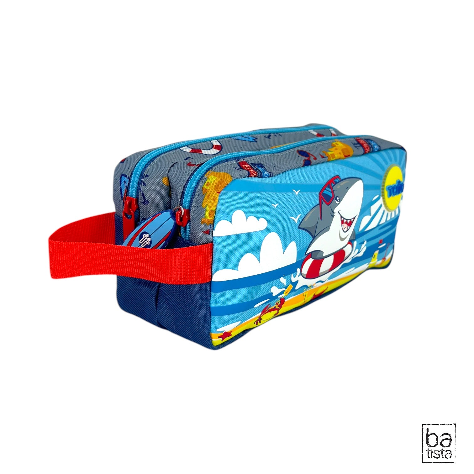 Combo Morral M + Cartuchera Totto Little Surfer 7Y5