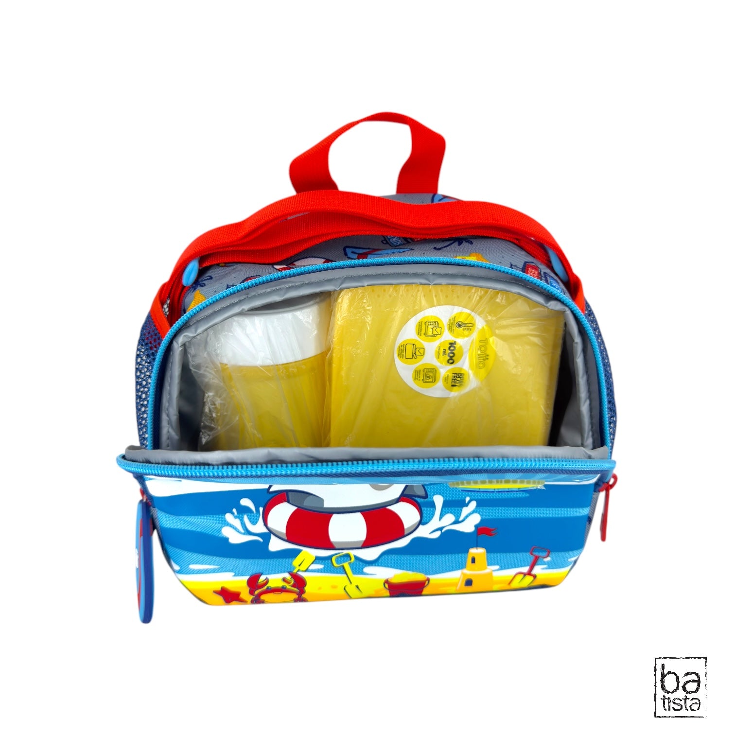 Combo Morral M + Cartuchera + Lonchera Totto Little Surfer 7Y5