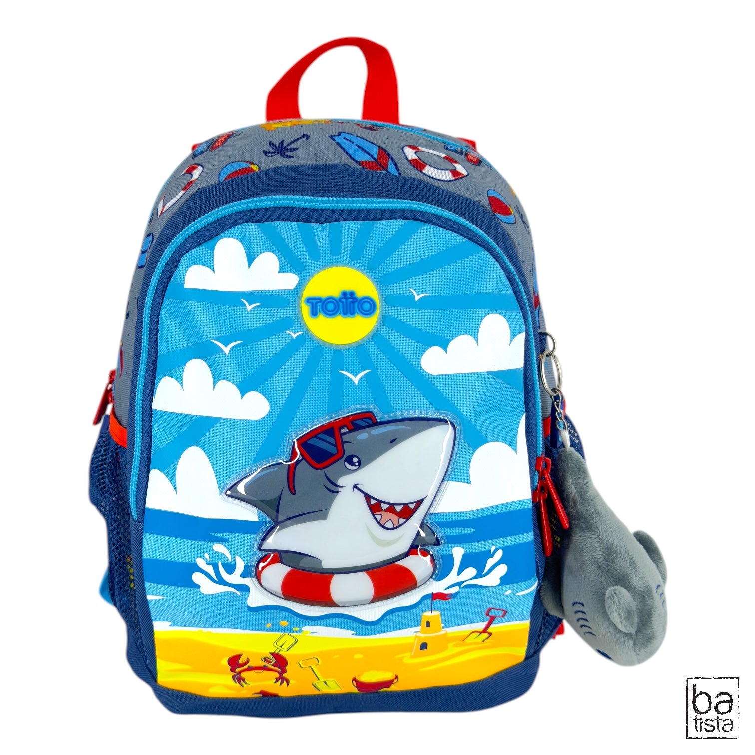 Combo Morral M + Cartuchera Totto Little Surfer 7Y5