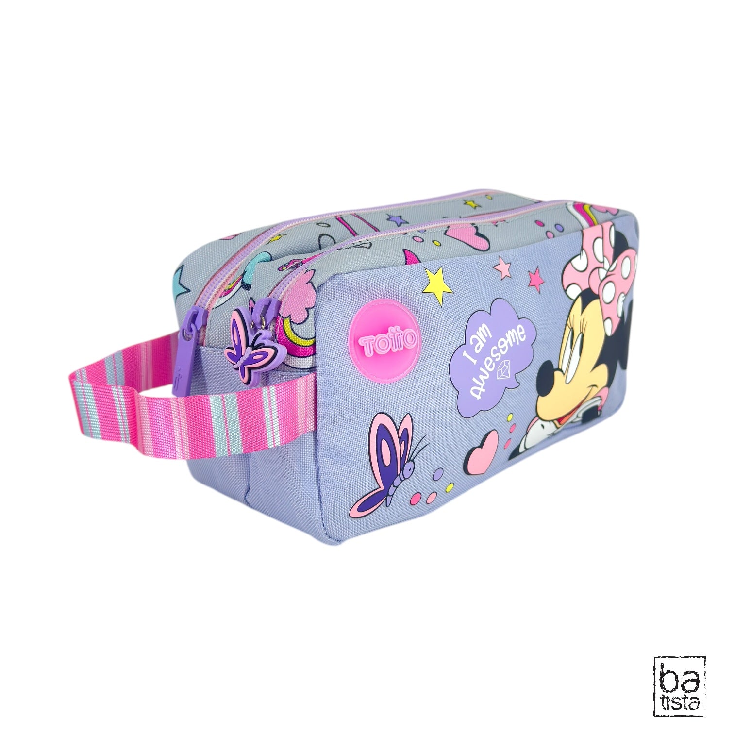 Combo Morral M + Cartuchera Totto Minnie 6YM