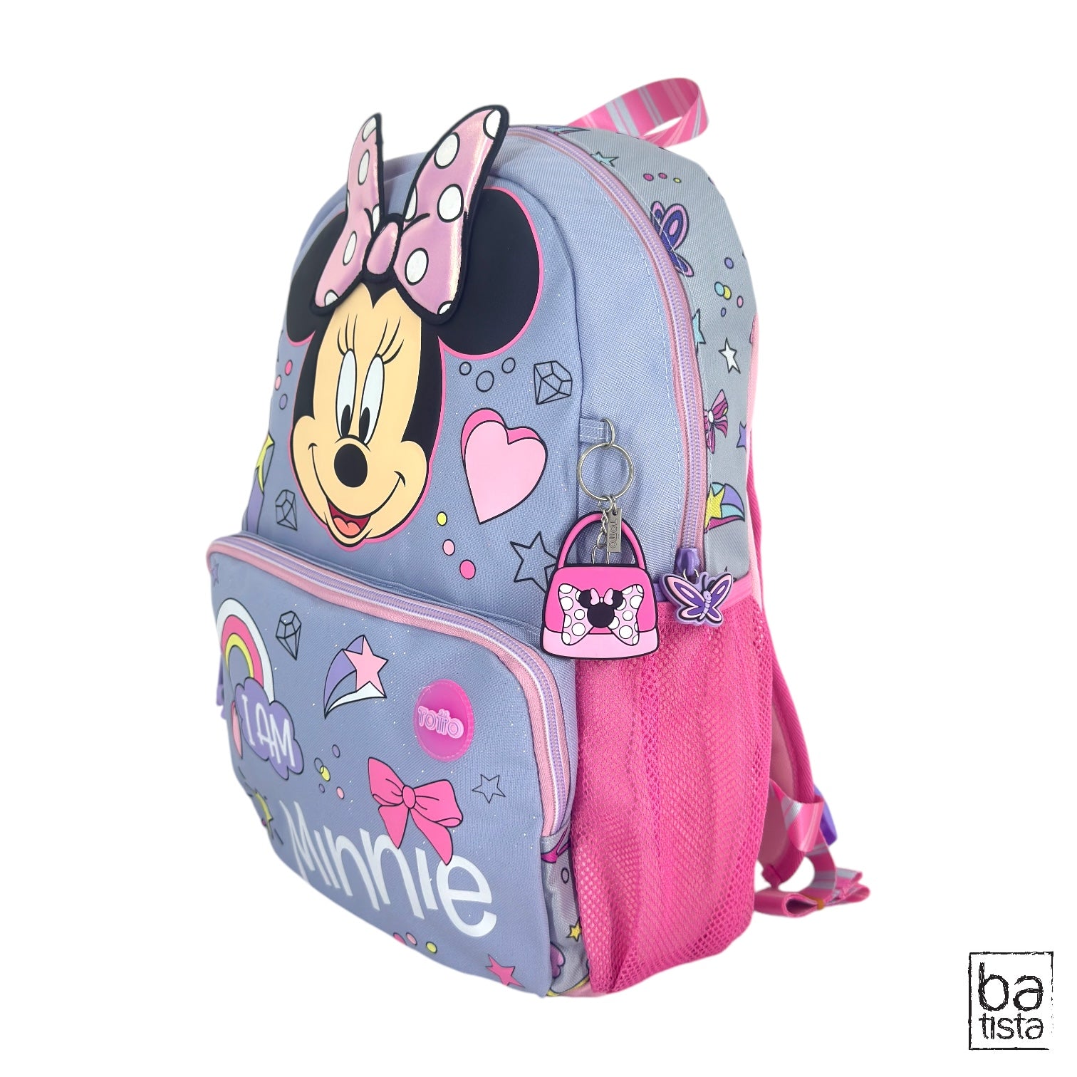 Combo Morral M + Cartuchera + Lonchera Totto Minnie 6YM