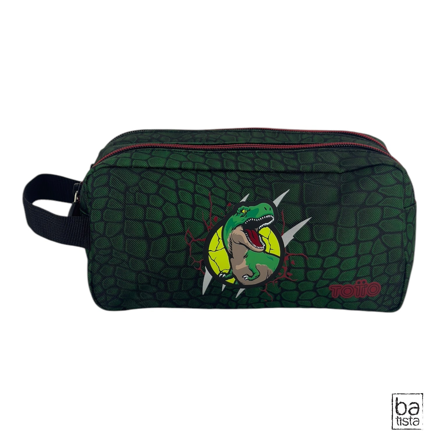 Combo Morral M + Cartuchera Totto Rex Dino 6D7