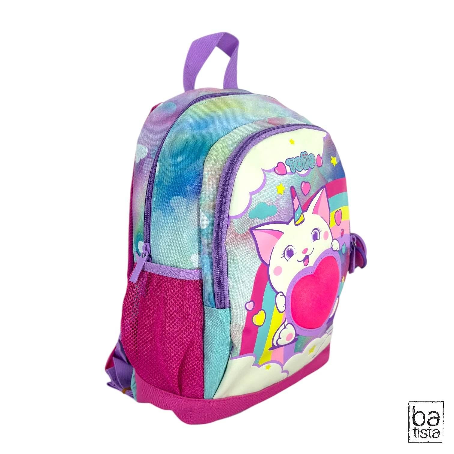 Combo Morral M + Cartuchera + Lonchera Totto Sweety Heart 9JE