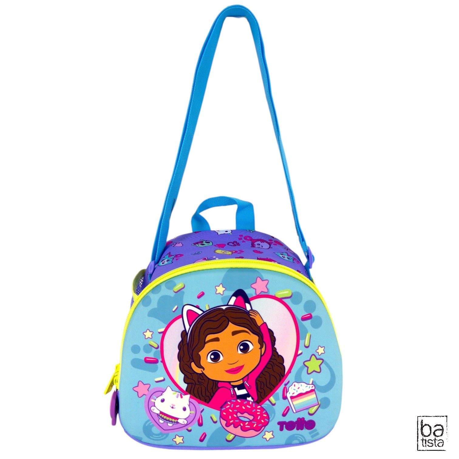 Combo Morral Ruedas + Lonchera Totto Gabby Doll House 9JU