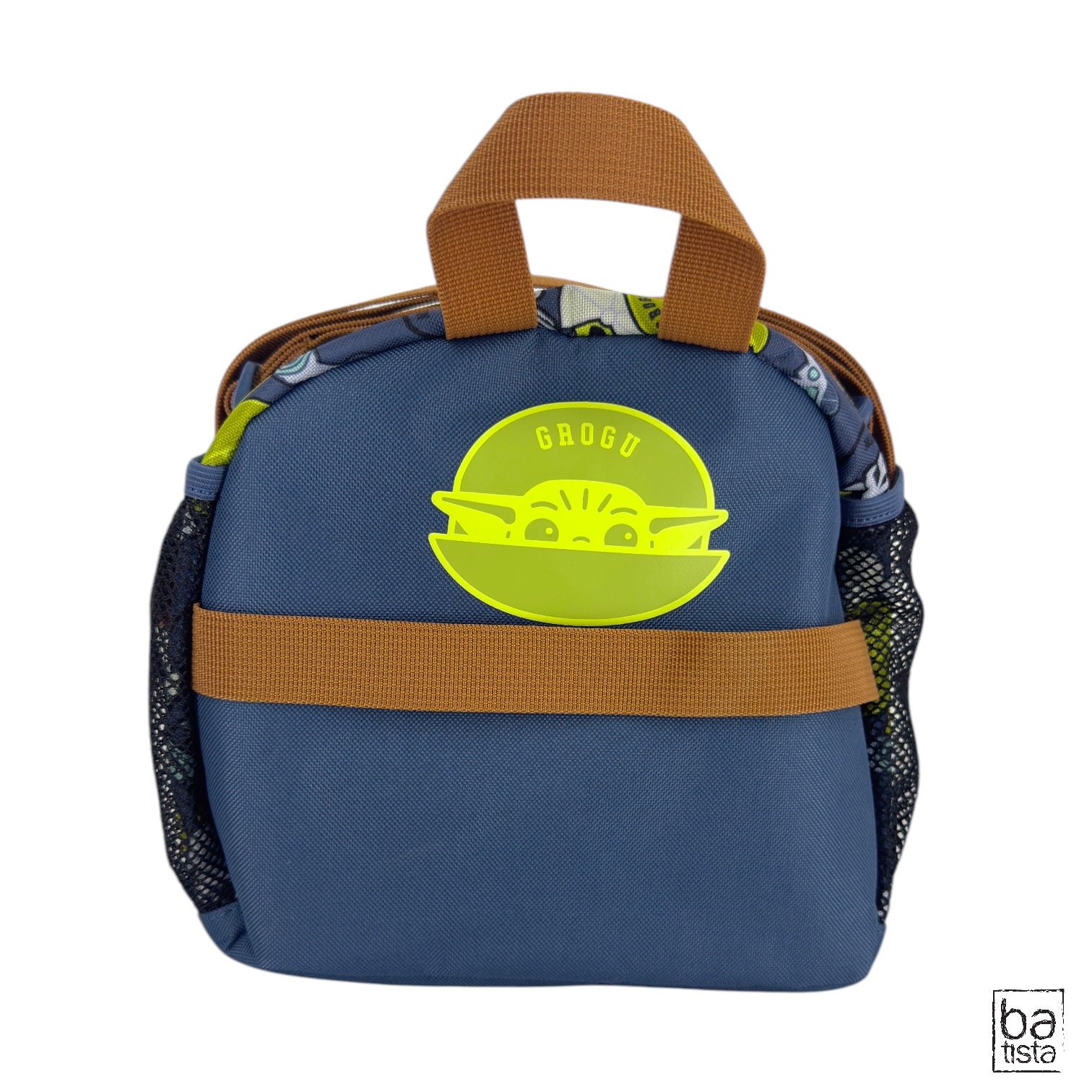 Combo Morral Ruedas + Cartuchera + Lonchera Totto Grogu School 7Y3