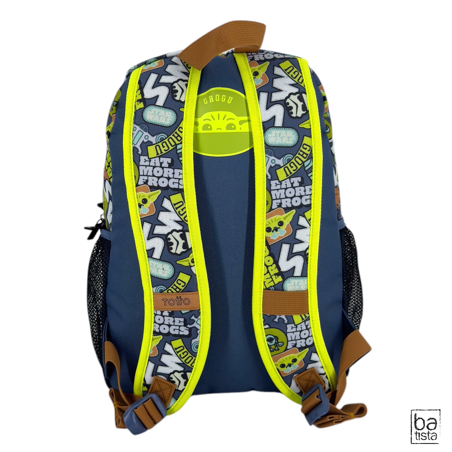 Combo Morral M + Cartuchera Totto Grogu School 7Y3