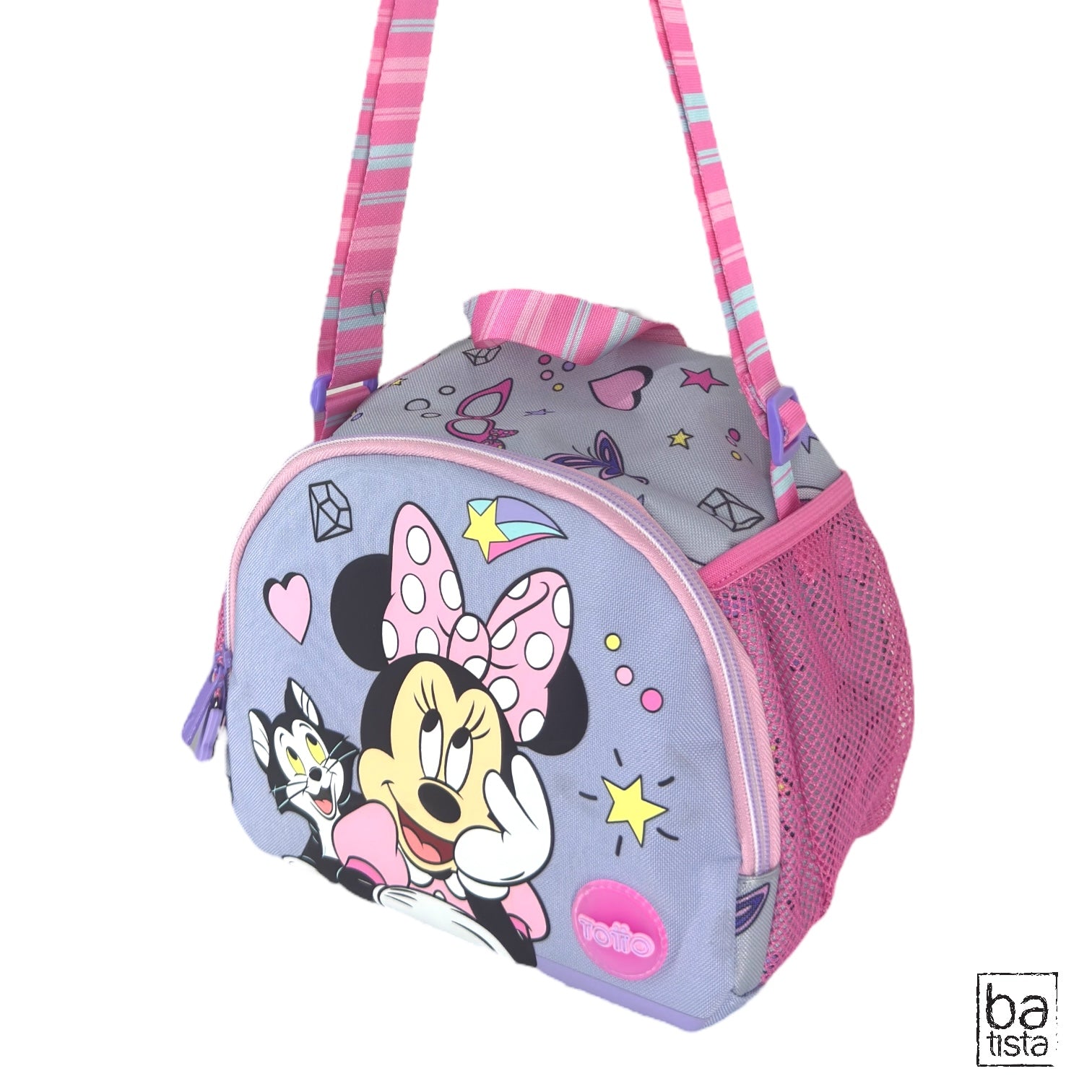 Combo Morral Ruedas + Lonchera Totto Minnie 6YM