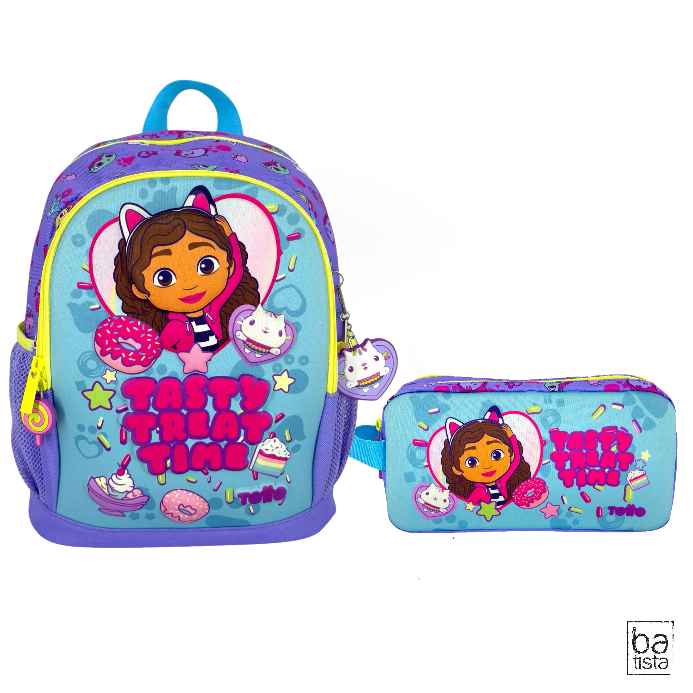 Combo Morral M + Cartuchera Totto Gabby Doll House 9JU