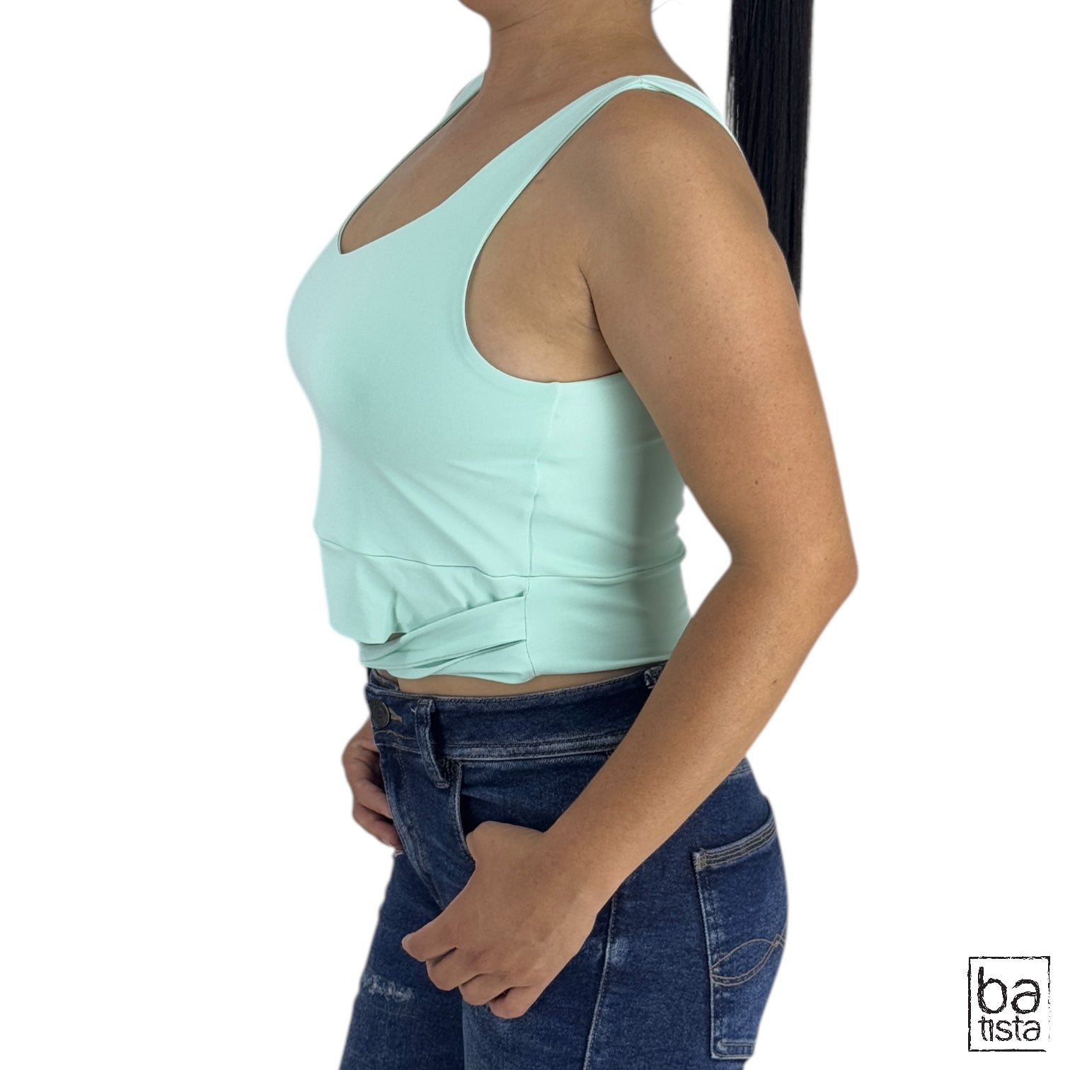 Blusa Ragged PF31122262 Verde Menta