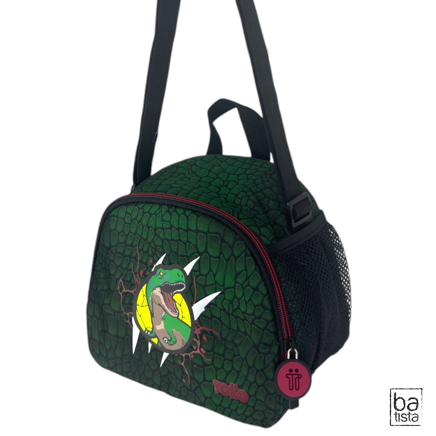 Combo Morral M + Cartuchera + Lonchera Totto Rex Dino 6D7