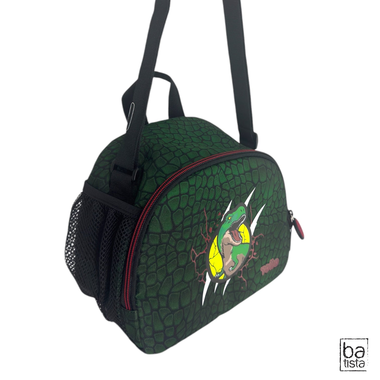 Combo Morral M + Cartuchera + Lonchera Totto Rex Dino 6D7