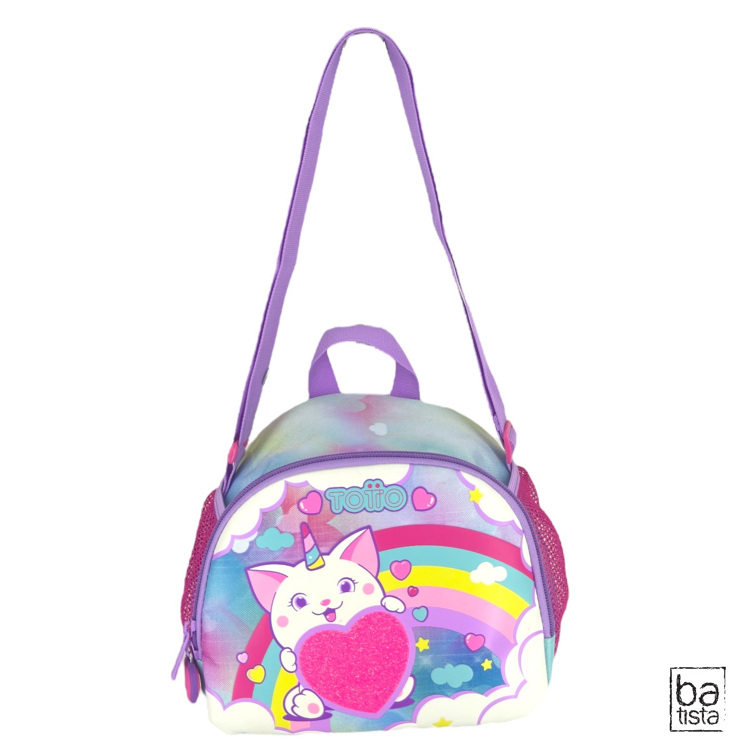 Combo Morral M + Cartuchera + Lonchera Totto Sweety Heart 9JE